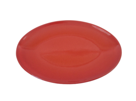 Vintage Waechtersbach Red Ceramic Small Serving Plate 10-1/2&quot; Germany - £13.07 GBP