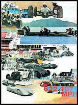 1973 Hot Rod Magazine Print - Collage Of Bonneville Speedway Cars A5 - £5.45 GBP