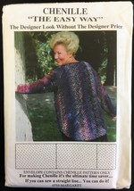 Uncut CASU Design Make Chenille Fabric Only Margaret 0759 Pattern - £5.58 GBP