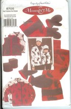 Vogue 9705 Mommy &amp; Me Misses &amp; Childrens Jacket Hat Gloves All Sizes Uncut FF - £9.80 GBP