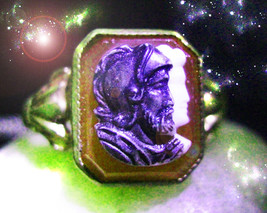 Haunted Antique Ring The Sacred Knight Of Battle Defend &amp; Win Magick Power - £2,165.84 GBP