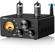 Aiyima T9 Bluetooth 5.0 100W * 2 Tube Amplifier 2.0 Channel, Usb With Vu Meter. - £114.56 GBP