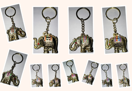 Silver Elephant Keychain - £3.93 GBP