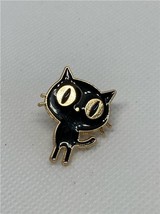 Brand New and Beautiful Brooch / Pin Black Cat Kitty Kitten - $113.85 MXN