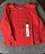 Ok!e Dokie Toddler Girls Long Sleeve Cyber Red T Shirt Size 3T - $14.87 CAD