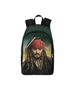 Jack Sparrow Pirate of Caribbean Adult Casual Waterproof Nylon Backpack Bag - £35.18 GBP