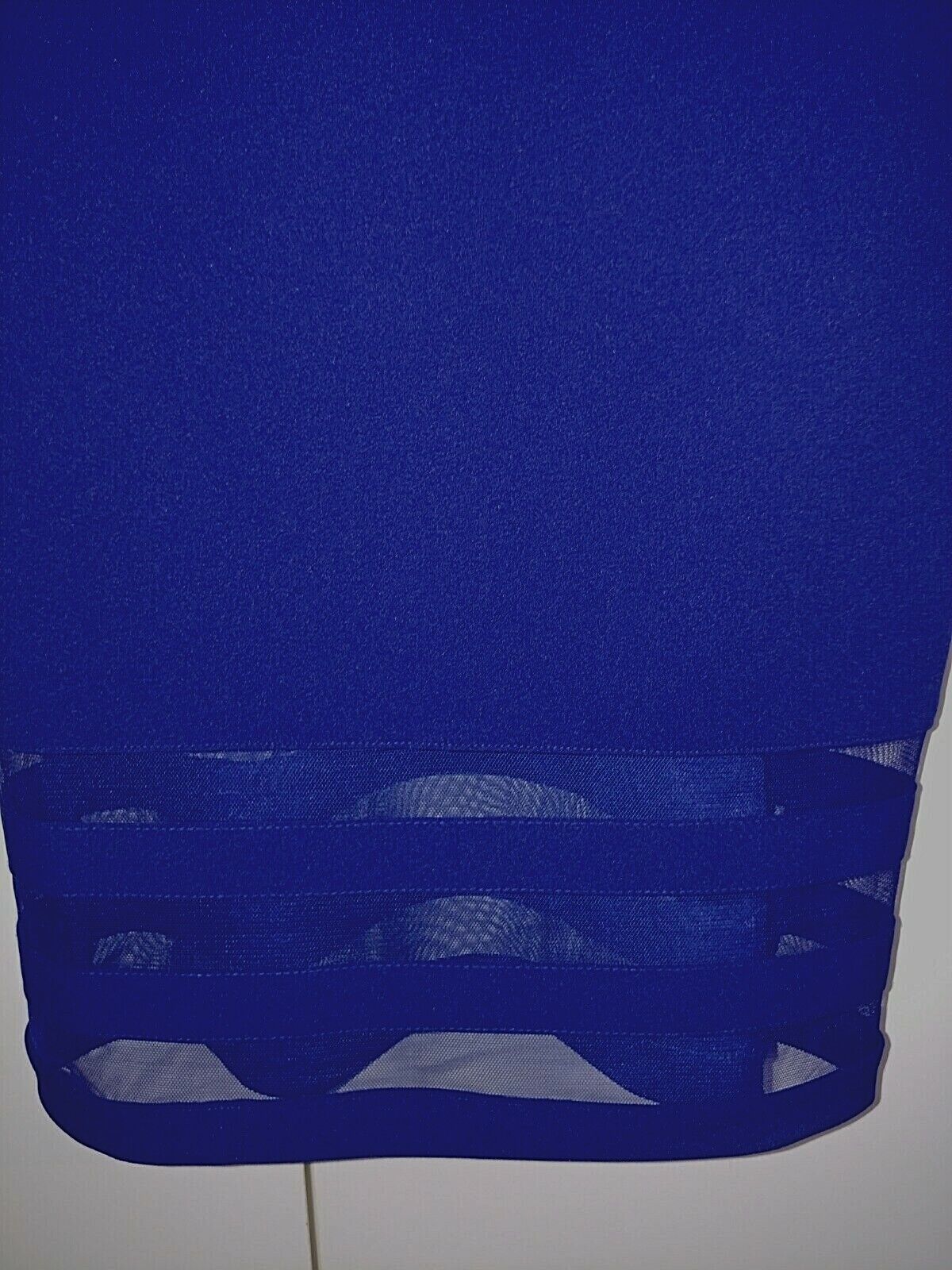 CALVIN KLEIN LADIES 3/4-SLEEVE BLUE STRETCH KNIT DRESS-4-NWT-$139 ORIG.-LOVELY Item image 3