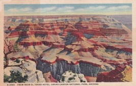 Grand Canyon National Park Arizona AZ Near Tovar Hotel Fred Harvey Postcard B24 - £2.36 GBP