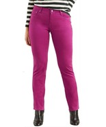 Levi 505 Jeans-Magenta Raspberry Straight Leg Stretch Denim Mid Rise $45... - £19.88 GBP