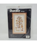 Bucilla Tree of Life Animals Crewel Kit 1990 NIP 10x18 Embroidery 40497 - £19.46 GBP