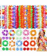 Tropical Bliss: 70-Count Hawaiian Leis - Vibrant Luau Party Decorations ... - $64.37 CAD