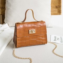 Retro Women Bag Fashion Alligator Pattern Handbags Women&#39;s Totes Shoulder Bag Fe - £13.50 GBP