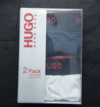 HUGO BOSS Hombre 2-Pack Negro Flex Algodón Elástico Interior Maletero Bó... - $24.73