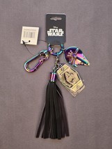 Star Wars Millennium Falcon Han Solo Keychain Clip Fringe Iridescent NWT  - €9,27 EUR