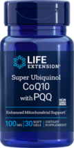 2 BOTTLES SALE Life Extension Super Ubiquinol CoQ10 PQQ 100 mg 30 gels - £48.11 GBP