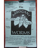 Arrogant Worms Tour Flyer Poster 1994 Canada Grand Theatre 17*11 Inch Co... - $27.06 CAD