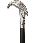 NauticalMart Men&#39;s Fashion Walking Stick Silver Raven Handle - €25,19 EUR