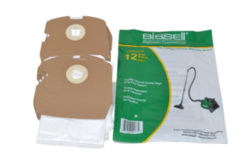 Bissell Big Green Commercial Paper Vacuum Bags - 12-Pack, 2.25-Gallon Capacity, - £16.93 GBP