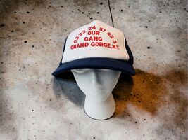 Vintage Trucker Foam Meshback Hat Grand Gorge NY Our Gang Hat - $35.87