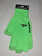 DeFeet Duraglove ET Gloves Black Medium Electric-Touch NEW Hi-Vis Green - £15.44 GBP