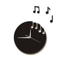 Floating Music Notes Wall Art Musical Notes Flew From The Clock Sheet Music Mode - £31.27 GBP