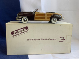 Vtg 1994 The Danbury Mint 1948 Chrysler Town & Country Diecast Model Car Vehicle - $39.55