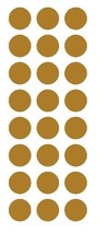 GOLD 1&quot; Round Stickers Color Code Inventory Label Dot Stickers Package S... - $1.49+