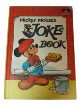 Vintage Mickey Mouse&#39;s Joke Book Disney&#39;s Wonderful World Of Reading Funny Humor - £8.59 GBP