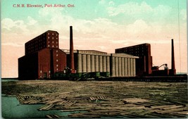 Vtg Postcard Port Arthur Ontario Canada - CNR Elevator Co Valentine &amp; Sons UNP - £10.49 GBP