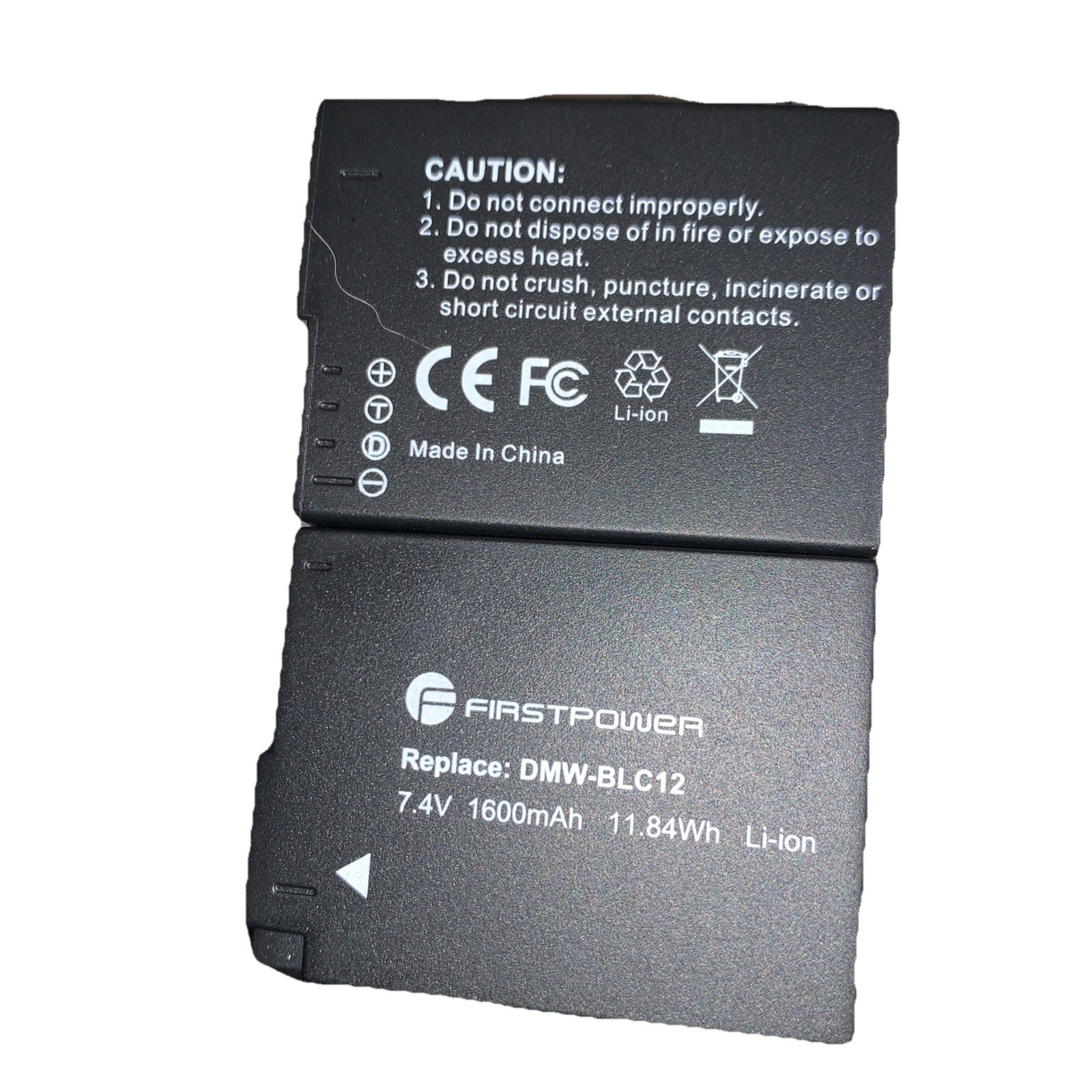 Power Battery for Panasonic DMW-BLC12 (2-Pack, Fully Decoded) Item image 6