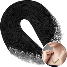 300 Black Necklace Cords Braided 20&quot; 1.5mm Jewelry Supplies BULK Lot - £40.48 GBP