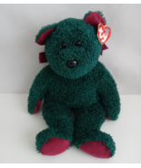 2001 Ty The Beanie Buddies Collection Holiday Teddy With Tags 14&quot; Plush - $182.00 MXN