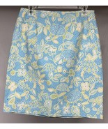 Talbots Skirt Womens Size 10 Blue/Multi-Colored Cotton Turtles Side Zip ... - $442.30 MXN