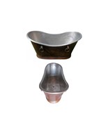 Mexican Copper Bathtub Grand Slipper Nickel - $81,583.12 MXN
