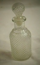 Vintage Avon Clear Glass Diamond Point Perfume Salts or Apothecary Jar w... - $307.68 MXN