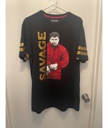 Men&#39;s T-shirt Black Gold Makobi Savage Fashion Tee Shirts Size XL - $29.70
