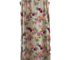 Chandler Hill Maxi Sheath Dress Women Size M Floral Linen Blend Sleevele... - $34.62
