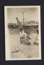 SNAPSHOT from ALBUM * Beach scene Frank &amp; Casey Soldier uniform partner ... - $8.86