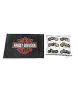 Harley Davidson Door May &amp; Pillow W/ Different Era Models - €25,72 EUR