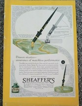 1929 Sheaffers Pen Lifetime Desk Sets Vintage Print Ad Mohawk Tires - £7.82 GBP