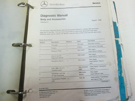1990's Mercedes Body Accessories Vol 2.1 Service Manual Supplement Diagnostics - $91.21