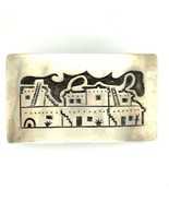 Vintage Signed Sterling Native American Overlay Ancient Cliff Dwellings ... - €236,43 EUR