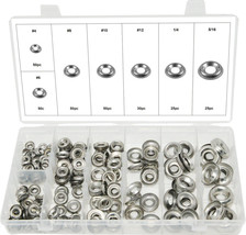 Swordfish 32440-280pc Stainless Steel Finishing Cup Washer Assortment #4... - $20.39