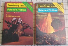 (2) Robert Silverberg - Magazine of Fantasy and Science Fiction April May 1975 - $11.26