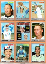 1970 Topps Montreal Expos Team Lot 13 Steve Renko RC Carl Morton RC C Raymond ! - £5.19 GBP