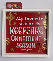 2020 Hallmark Keepsake Ornament Season Sign Block U73/6473 - $7.99