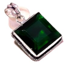 Chrome Diopside Gemstone Christmas Gift Pendant Jewelry 1.60&quot; SA 4735 - £3.18 GBP