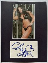Chyna (d. 2016) Signed Autographed 9x12 Signature Display - Lifetime COA - $79.99