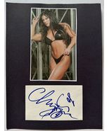 Chyna (d. 2016) Signed Autographed 9x12 Signature Display - Lifetime COA - $1,470.99 MXN