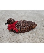 Large Vintage Pine Cone Decorative Duck Decoy  Christmas Decor Rustic - $67.80 CAD